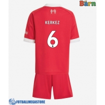 Fotballdrakt Barn Liverpool Milos Kerkez #6 Hjemmedraktsett 2025-26 Kortermet (+ Korte bukser)